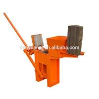 interlocking stabilized soil block machine QT2-40 laying