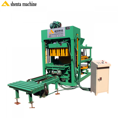 export to Thailand QTJ4-40 concrete brick cement block making machine